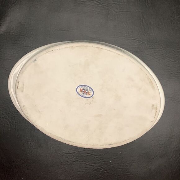 Cordon Bleu France BIA Oval Floral Ceramic Baking Serving Dish Pink Purple White - Picture 7 of 9